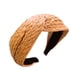 thumbnail image 5 of Qarigey Diadema tejida hueca Nudo de punto Estilo bohemio Bowknot Diadema de ganchillo Adornos Diademas de verano para mujer Tipo 1 2piezas Qarigey CBP231943, 5 of 6