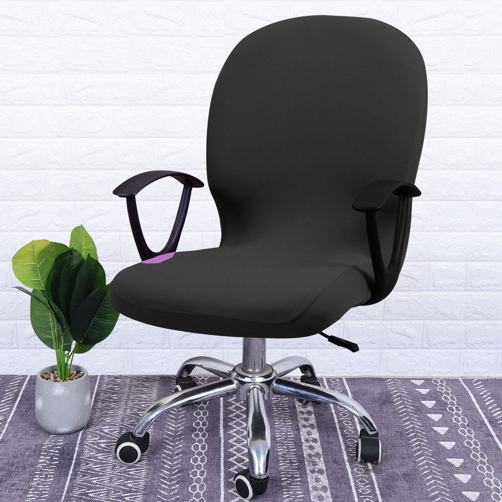 Stretch Office Computer Chair Seat Covers Removable Washable Anti