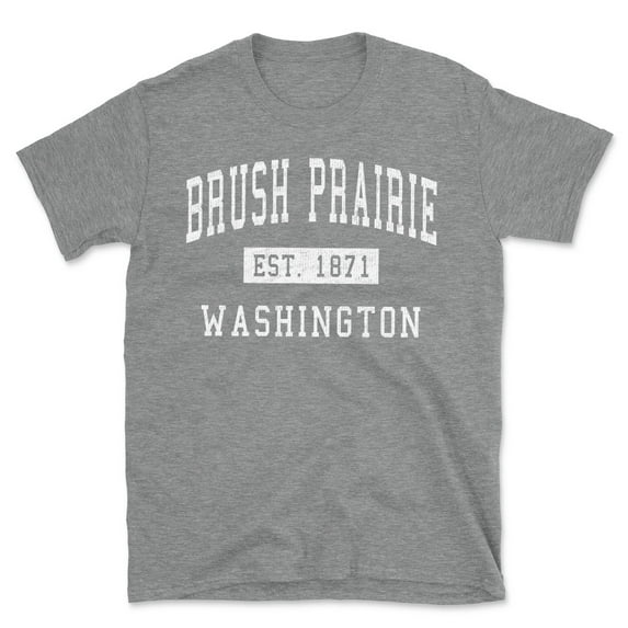 Brush Prairie Washington Classic Established Men's Cotton T-Shirt