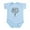 Sky Blue, variant on CafePress - Lift Weights Like My Uncle Body Suit - Baby Light Bodysuit, Size Newborn - 24 Months