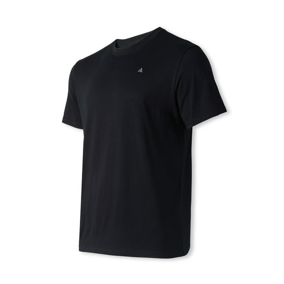 Polar Heat Nanuuq Crewneck T-Shirts for Men, Soft & Comfortable Men’s T-Shirts, XL, Black, 2-Pack