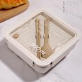 thumbnail image 2 of EastVita Bento Box For Office, Leak Proof Sealed Lunch Dinner Containers, Reusable Lunch Box With Compartments, Microwave Safe (Chopsticks And Spoon Included), 2 of 7