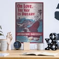 thumbnail image 6 of Luxe Metal Art 'Oh Love, The Way Is Dreary (1901)' by Epic Portfolio, Metal Wall Art, 12"x16", 6 of 9