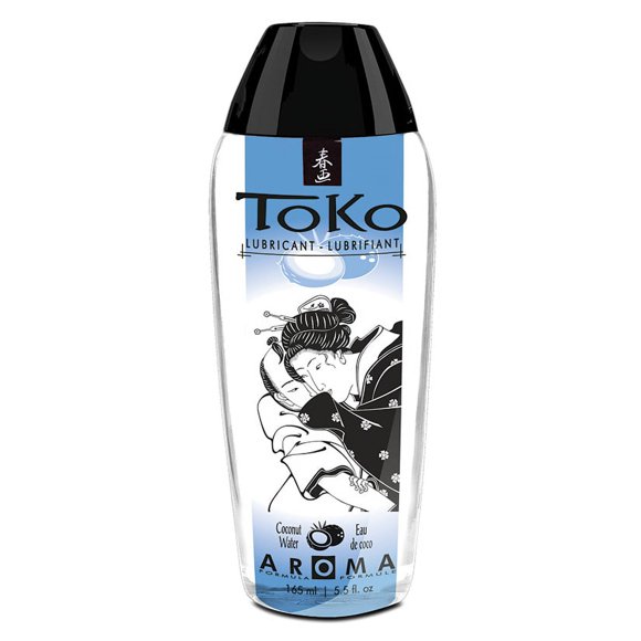 Shunga Toko Aroma Lubrifiant Personnel Aromatisé à Base d'Eau, Eau de Coco 5,5 oz