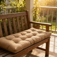 thumbnail image 4 of BUTASY Swing Cushion Replacement Outdoor Porch Waterproof Bench Cushion Outdoor Chair Cushions 19.68x39.37 inch Swing Sets For Backyard(black), 4 of 6