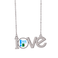 thumbnail image 1 of Je Suis de Algeria Art Déco Mode Amour Collier Pendentif Bijoux, 1 of 3