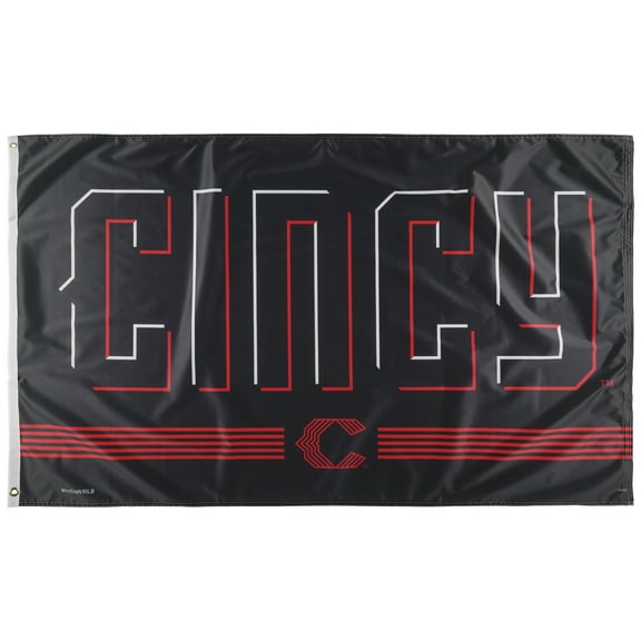 WinCraft Cincinnati Reds 2023 City Connect 3' x 5' One-Sided Deluxe Flag