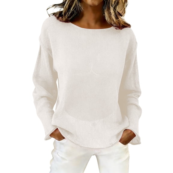 Mesh Top Women,Beach Crochet Sweaters For Women Long Sleeve Sheer Shirts Cover Up Spring Vacation Outfits