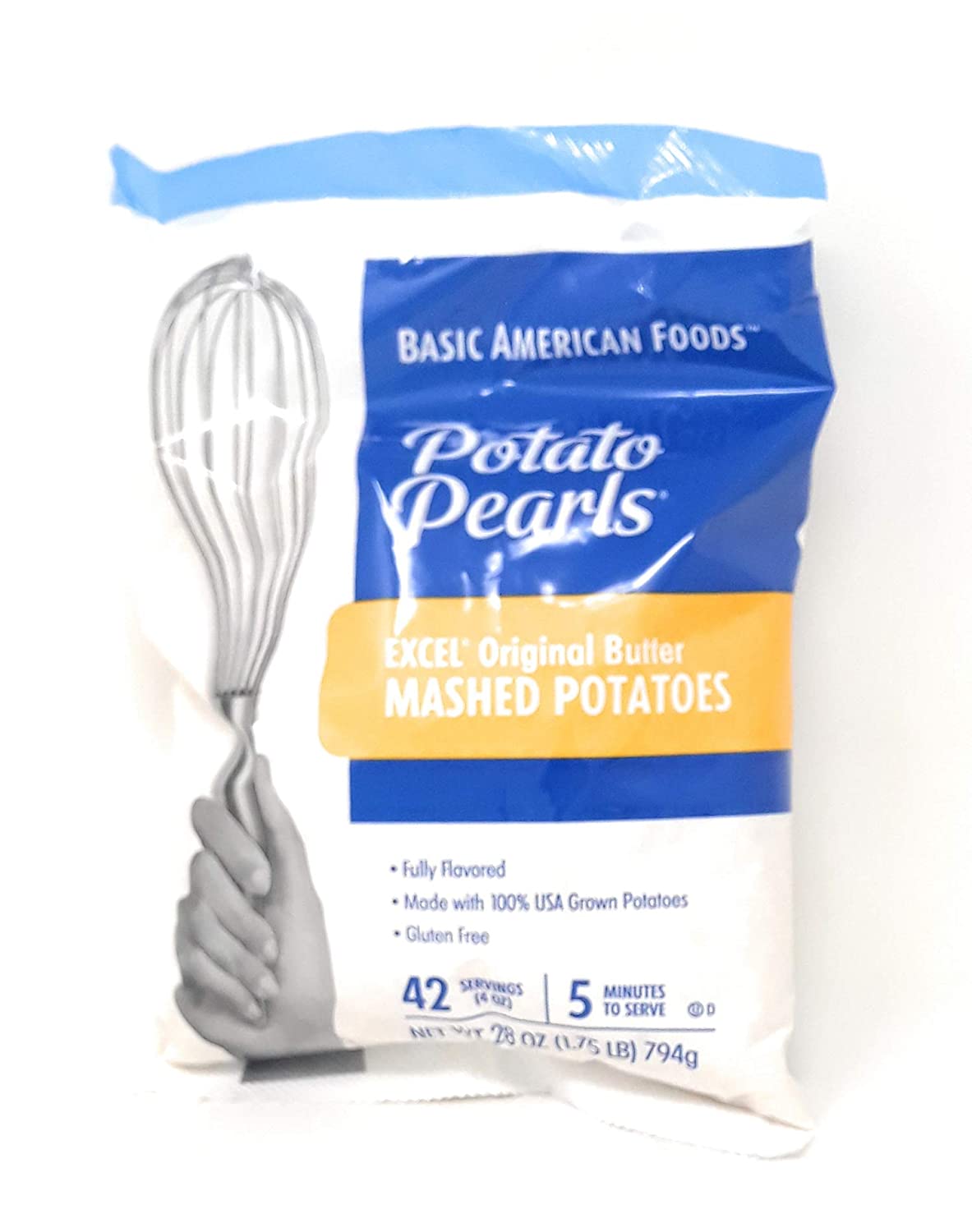 Excel Mashed Potato Pearls - 28 oz. pouch 2pk Box