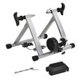 thumbnail image 2 of Soozier Magnetic Bike Trainer Stand Steel Bicycle Indoor Riding Stationary Fit for 26-28IN, 700C Wheels, Silver, 2 of 9