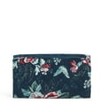 Vera Bradley Women's Cotton RFID Trifold Clutch Wallet Rose Toile