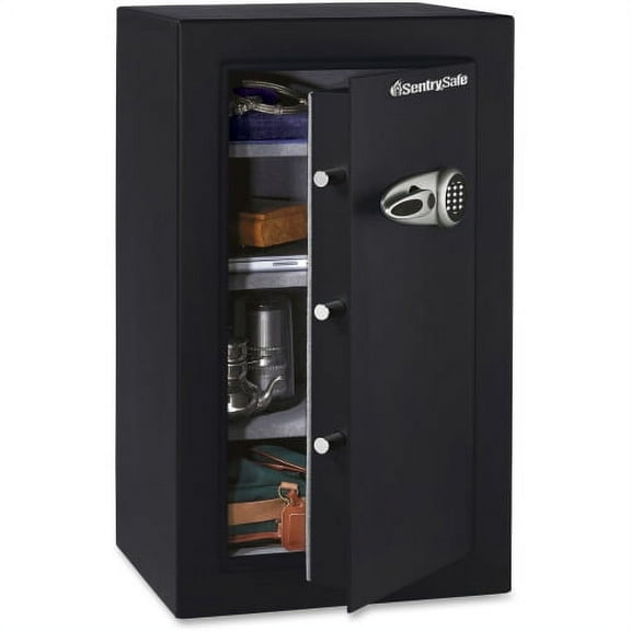 Sentry Safe Executive Security Safe 6.10 ft - Electronic Lock - Pry Resistant - Overall Size 37.7" x 27.7" x 19.8" - Black - Steel