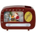 thumbnail image 2 of Northlight LED Lighted "Santa Sighting" Retro Radio Christmas Snow Globe - 8.75", 2 of 6