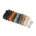 thumbnail image 3 of Fgnfyis 10 Pairs Assorted Color Boat Socks for Men and Women Spring and Summer Breathable Short Socks Casual Low Cut Pink One Size, 3 of 6