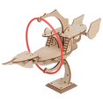 thumbnail image 2 of CZYY Eberron Elemental Airship Model Wood Laser Cut Fantasy Skyship Terrain Map with 1" Grid Perfect for D&D, Pathfinder, Wargames and Other Tabletop RPG, 2 of 4