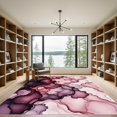thumbnail image 2 of ODIKA 4'x6' Machine Washable Non-Slip Area Rug, Abstract Magenta High Traffic Rug, Pink, 1014816, 2 of 7