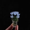 thumbnail image 7 of Handmade Glass Artificial Flower Bouquet, Exquisite Handmade Glass Artificial Flower Bouquet, Mini Floral Arrangement Ornament, Fresh Desktop Decor for Home Bedroom Wedding Festival Gift Display, 7 of 7