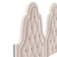thumbnail image 3 of Modway Augustine Tufted Performance Velvet King/California King Headboard in Pink, 3 of 10