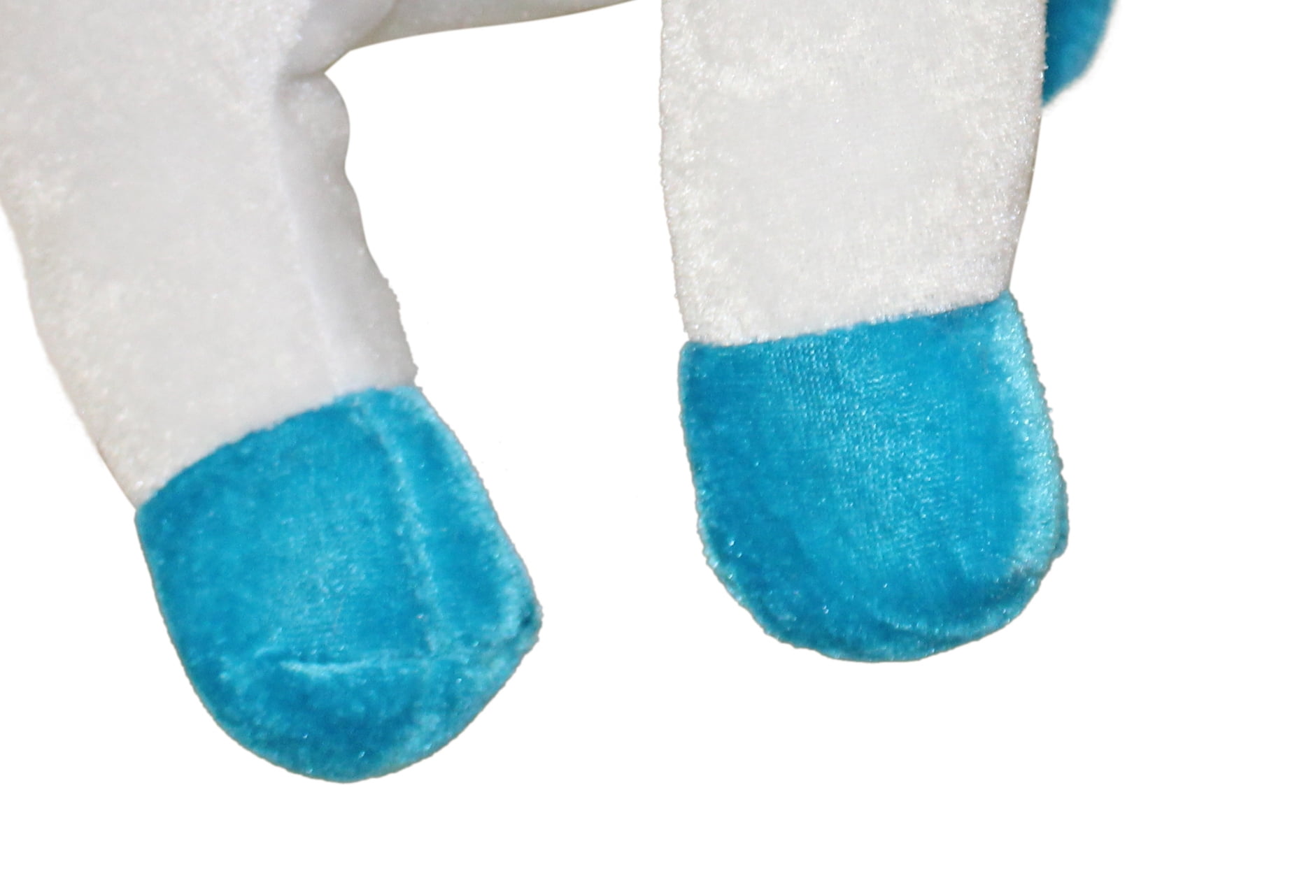 Plush Pal 12" Soft & Fluffy Unicorn Stuffed Animal Toy with Blue Tail and Mane