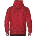 thumbnail image 7 of Salouo Vintage Burgundy Pattern Men's Fall Hoodie Sweatshirt,Sport Hoodie with Pockets for Men Pullover Casual Hooded Sweatshirt-XX-Large, 7 of 7