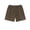 Coffee, variant on OSOLU Solid Color 2025 Summer Men's Fashion Seding Beach Fabric Knee Length Shorts Daily Relaxed Fit Breathable Active Athletic Casual Bottoms