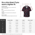 thumbnail image 5 of Fotbe Ping Pong Camisa Estampada de Manga Corta para Hombre, Casual de Verano, Estilo Playero, Sin Arrugas-Small, 5 of 5