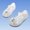 White, variant on FSYBOA Girls Jelly Sandals, Non-Slip Flats Shoes Casual Closed Toe Kids Summer Shoes Hot Pink Size 10(Little Kids)