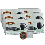 Door County Coffee Dark Voyage Specialty Single-Serve Coffee Pods, Dark Roast, 60 Count (6 Pack, 10 Count Boxes), Compatible with Keurig 2.0 K Cup Brewers