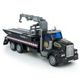 thumbnail image 3 of Rescue Trailer Truck Toy 1/36 Scale Model Car Diecast Toy Trucks for Kids Boys, 3 of 8