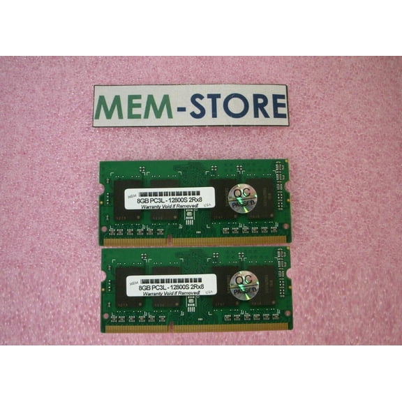 RAM1600DDR3L-8GBx2-MB 16GB (2x8GB) DDR3 1600MHz SODIMM Memory RackStation RS818  (3rd Party)