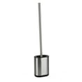 thumbnail image 3 of Bath Bliss Adult Stainless Steel Satin Toilet Brush and Holder with Soft Rubber Bristles, 3 of 7