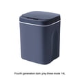 thumbnail image 3 of Matsuzay Gestione eficientemente el bote de basura automático del cubo de basura del sensor de gesto inteligente inteligente de residuos Suministros de limpieza para el hogar Modo tres gris oscuro, 3 of 6