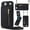 Black, variant on Crossbody Wallet Case for iPhone 16e with Card Holders RFID Shockproof Cover, Back Magnetic Flip Kickstand Zipper Slot Case, PU Leather Cover Handbag Shoulder Strap Phone Case,Red