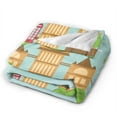 thumbnail image 3 of XMXY Fleece Throw Blanket for Couch, London Watch Landmark Lightweight Plush Fuzzy Cozy Soft Bed Blankets and Throws for Sofa, 50"x40" inches, 3 of 8