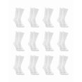 thumbnail image 3 of Fruit ot the Loom Calceta Escolar para Niña, Talla Mediana, Color Blanco, 12 Pares, 3 of 7