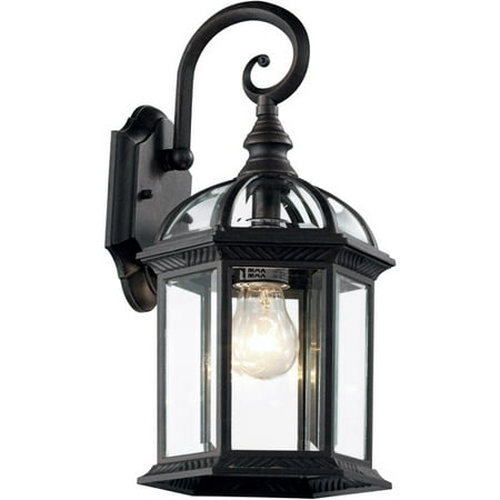 BelAire Atrium 16" Outdoor Coach Lantern, Black