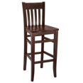 thumbnail image 2 of Beechwood Mountain Jacob 30" Slat Back Bar Stool in Walnut, 2 of 2