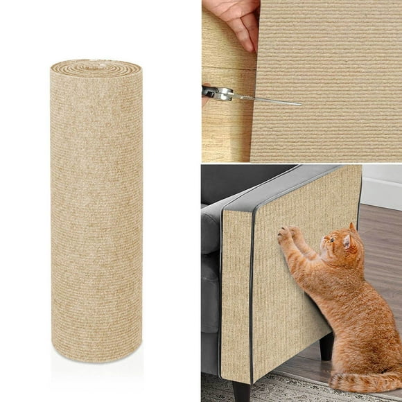 Cat Scratching Post Canapé,Protection canape Chat Tapis，Protection Canape Chat Anti Griffe Griffoir Chat