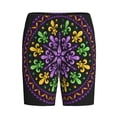 thumbnail image 4 of Fotbe Mardi Gras5 Pajama Shorts for Men, Men's Pajama Bottoms, Sleepwear,Short Pajama Pants-4X-Large, 4 of 9
