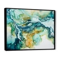 thumbnail image 2 of Designart "The Liquid Ink Dreamscape Of Lakes And Rivers" Landscape Lake River Floater Framed Wall Decor, 2 of 5