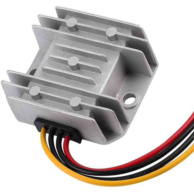 DC Voltage Boost Converter, 12V Step Up to 24V 3A 72W Regulator Booster, Converter Power Supply Module Boost Transformer, Waterproof Power Adapter - for Colf Cart Club Car Truck Vehicle Boat