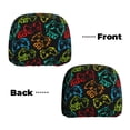 thumbnail image 3 of Headrest Covers for Cars Accessories Interior for Women Men 2Pcs - Play Game Start Head Rest Cover for Car Decorations, Car Headrest Cover for Car Decor Interior, 3 of 8