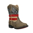 thumbnail image 2 of Roper Boys Patriot Light Up Heel Round Toe Cowboy   Mid Calf Boots, 2 of 5