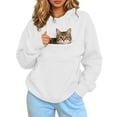 thumbnail image 2 of Pet Pouch Hoodies Unisex with Kangaroo Pocket Kitten Puppy Carrier Holder Sweatshirts Oversized 2026 New Snack Pouch Hoodies, 2 of 7