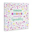 thumbnail image 4 of Stupell Industries Kindness Like Sprinkles Text & Numbers Painting Wrapped Canvas Art Print Wall Art, 17 x 17, 4 of 8