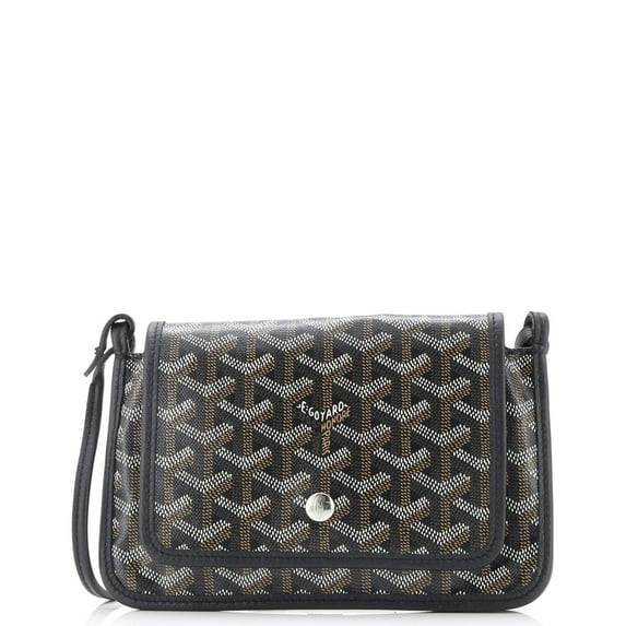 Pre-Owned Goyard Plumet Clutch Wallet Printed Coated Canvas By Rebag