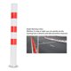 thumbnail image 4 of Poste De Bolardo De Seguridad De Acero Para Barrera De Estacionamiento, Altura De 29,5 Pulgadas, Base Laminada En Frío, Resistente, Aplicación Versátil, 4 of 7