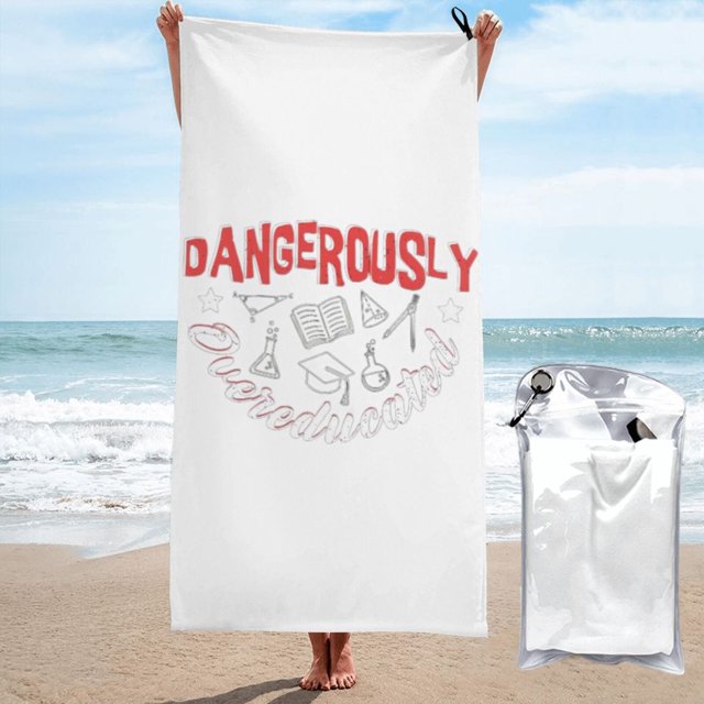 Peligrosamente sobreeducados - Graduado universitario Doctorado Toalla de playa Toallas de baño de microfibra Manta de playa suave Para desfiles Natación Yoga Mujeres Hombres