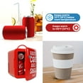 thumbnail image 4 of Coca-Cola Smile 1971 Series 4L Cooler/Warmer 12V DC 110V AC Mini Fridge, 4 of 8