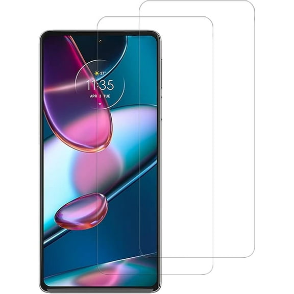 VIESUP Screen Protector for Motorola Moto Edge Plus 2022 ,2-pack High Clear HD Anti-Scratch Tempered Glass Protective Protector for Moto Edge Plus 2022